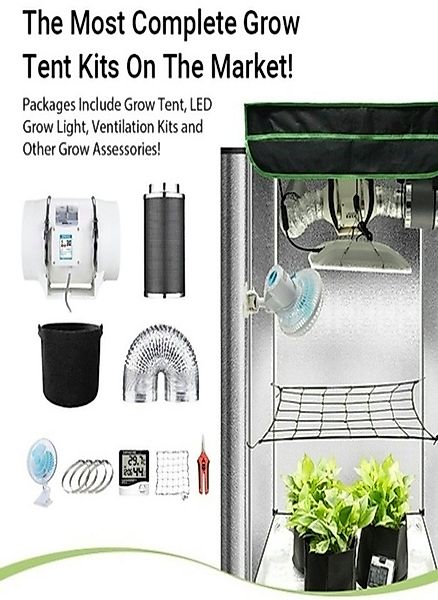 TEUTO Licht Gewächshaus 420LED® TIPI Growset 80x80x180cm, 250 Watt CANDY, G günstig online kaufen