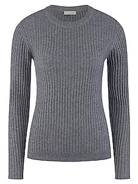 Rundhals-Pullover Peter Hahn grau günstig online kaufen