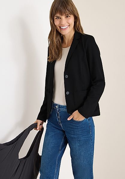 CECIL Sweatblazer mit Reverskragen und Knopfleiste günstig online kaufen