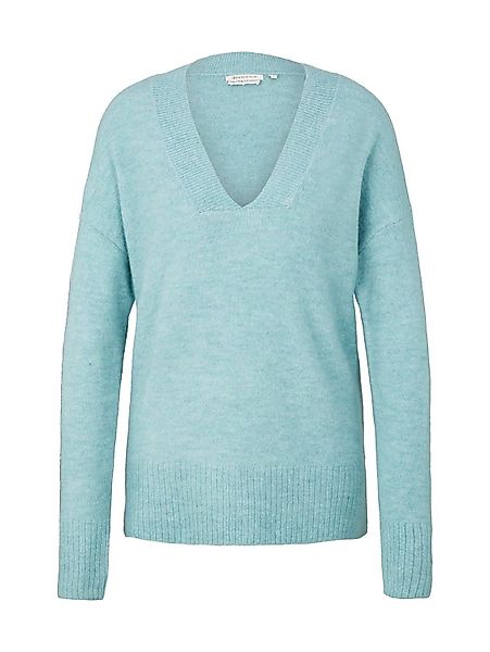 TOM TAILOR Denim Strickpullover COSY V-NECK günstig online kaufen