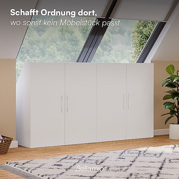 Bellamio Regal Aland Dachschrägenregal 45 Grad-Winkel, günstig online kaufen