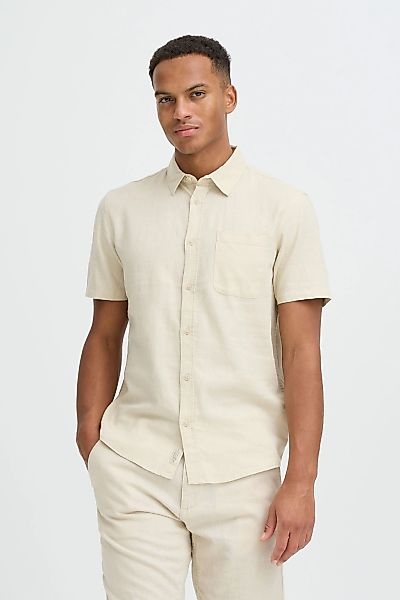 Blend Leinenhemd "BHLins" Stilvolles Kurzarmhemd aus Leinenmix günstig online kaufen