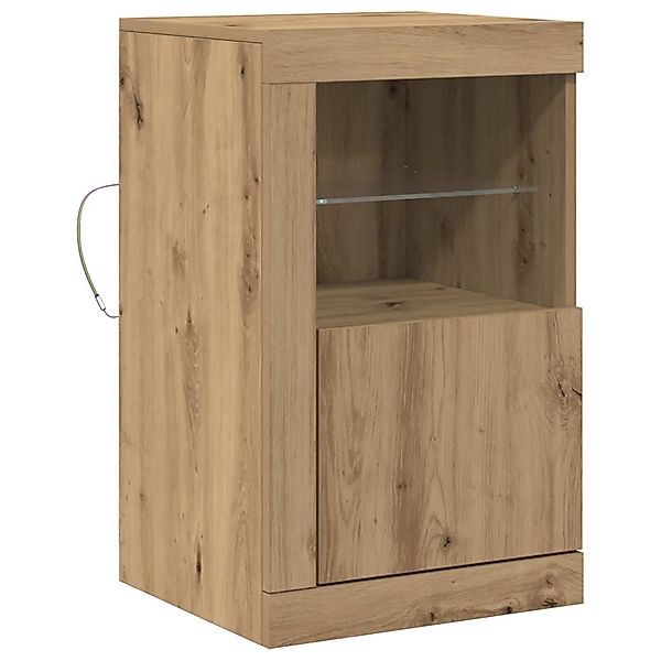 vidaXL LED-Sideboard Artisan-Eiche 41 x 37 x 67 cm Holzwerkstoff 863020 günstig online kaufen