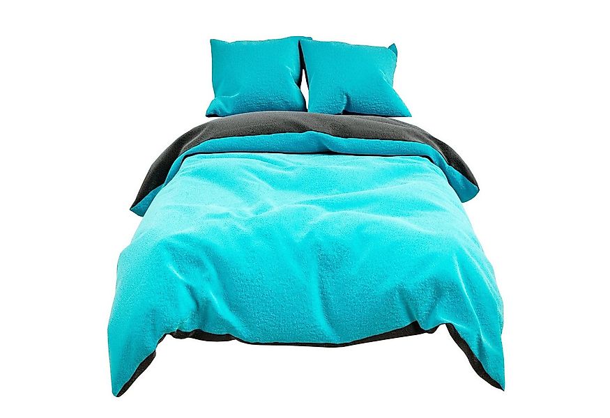 Visaggio Bettwäsche Winter Teddy Plüsch, Fleece, 4 teilig, Flauschig warmes günstig online kaufen