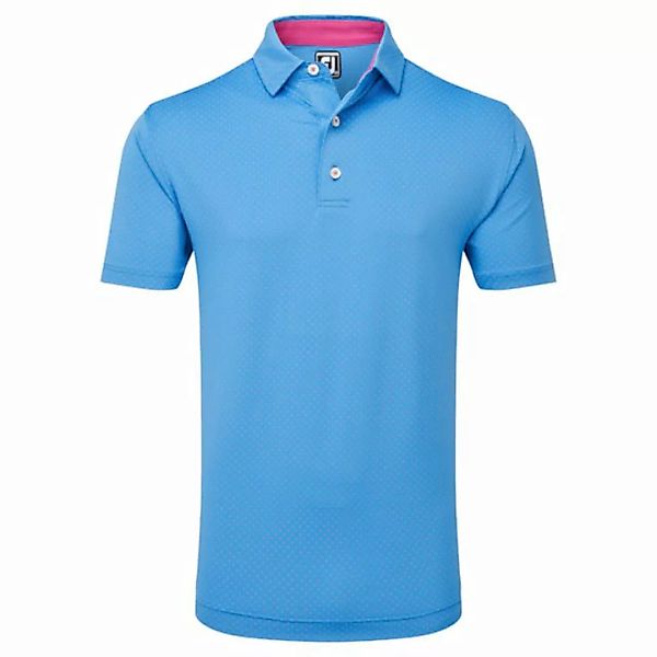 FOOTJOY Poloshirt FootJoy Golfpolo Lisle Dot Blau/Rosa Herren L günstig online kaufen