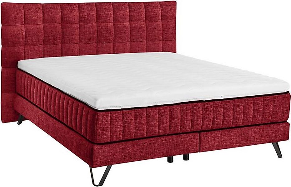 set one by Musterring Boxspringbett Baldwin, mit Duo-Matratze, Kopfteil mit günstig online kaufen