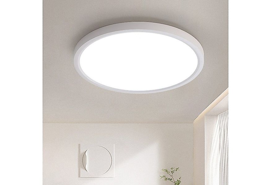 JDONG LED Deckenleuchte Flach Rund Ø23CM/30CM/40CM/50CM/60CM Deckenlampe, R günstig online kaufen