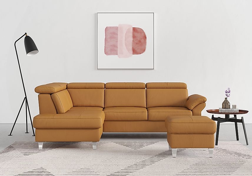 sit&more Ecksofa Arngast L-Form, inklusive Kopfteilverstellung günstig online kaufen