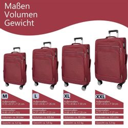MTB Koffer Stoffkoffer 4-Rollen Trolley Koffer günstig online kaufen