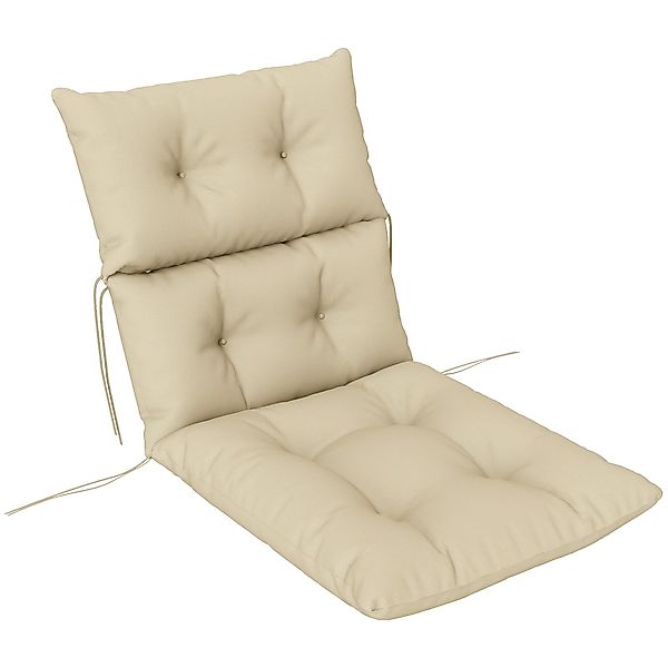 Outsunny Sitzkissen 115x56 cm, mit Bindebänder, günstig online kaufen
