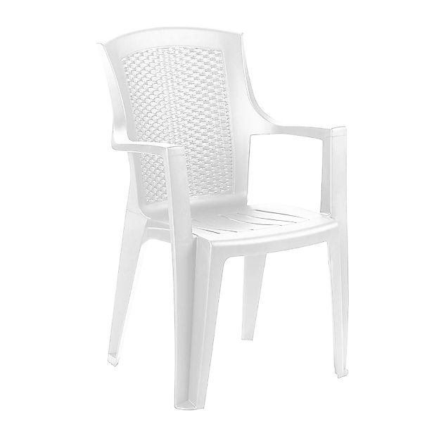 Mojawo Armlehnstuhl Stapelsessel Stapelstuhl Bistrostuhl Kunststoff günstig online kaufen