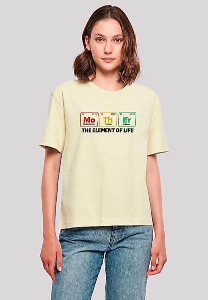 F4NT4STIC T-Shirt "Mothers Day Minimalist Periodic Elements Geeky Mom", Pre günstig online kaufen