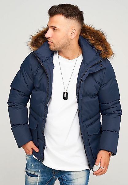 behype Steppjacke "BHADLYR", mit abtrennbarer Kunstfellkapuze günstig online kaufen