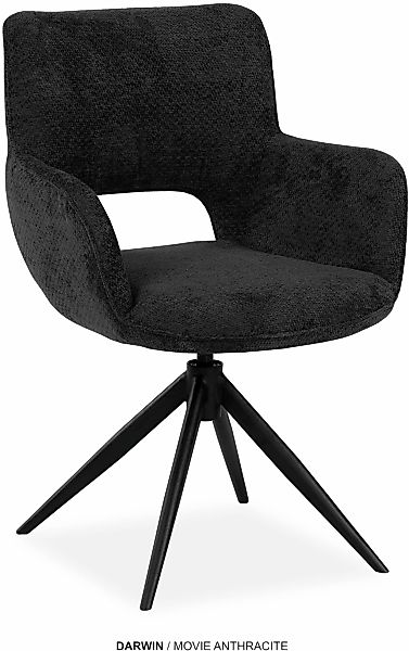 OMG Design Esszimmerstuhl "Darwin" (Set) 2 Stk.Drehstuhl mit auto-return, A günstig online kaufen