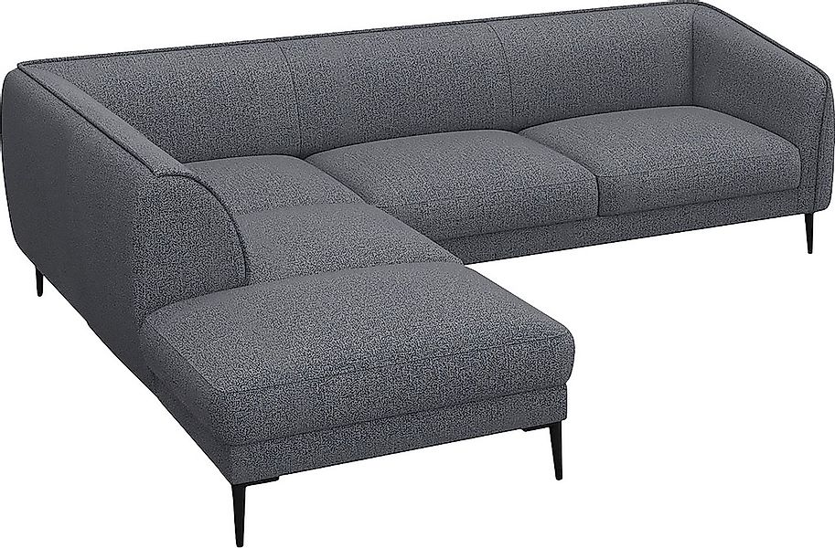 FLEXLUX Ecksofa »Belle Designsofa, L-Form, B/T 268/209 cm«, Skandinavisches günstig online kaufen