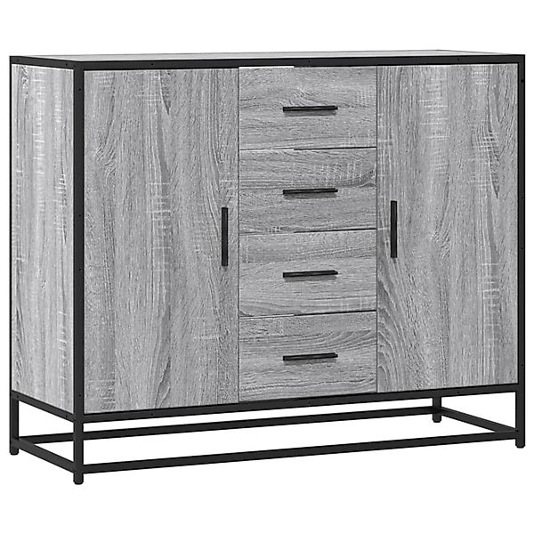 vidaXL Sideboard Grau Sonoma 92x35x76 cm Holzwerkstoff 3300828 günstig online kaufen