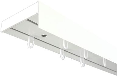 SN DECO GROUP Gardinenschiene "Vorhangschiene SH (1) mit Blende 5 cm" 2 läu günstig online kaufen