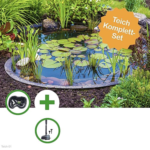 Heissner Fertigteich TEICH SET - KLEINER günstig online kaufen