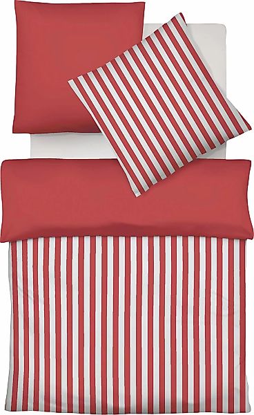fleuresse Wendebettwäsche "Porto" 2 Stk. tlg. 100% Baumwolle, in Gr. 135x20 günstig online kaufen