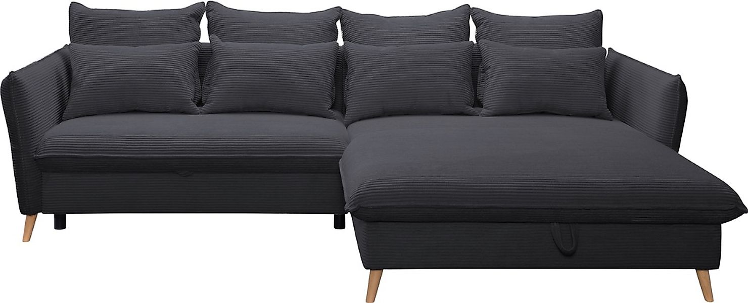 exxpo - sofa fashion Ecksofa "WALPY, elegant und modern, hoher Sitzkomfort, günstig online kaufen