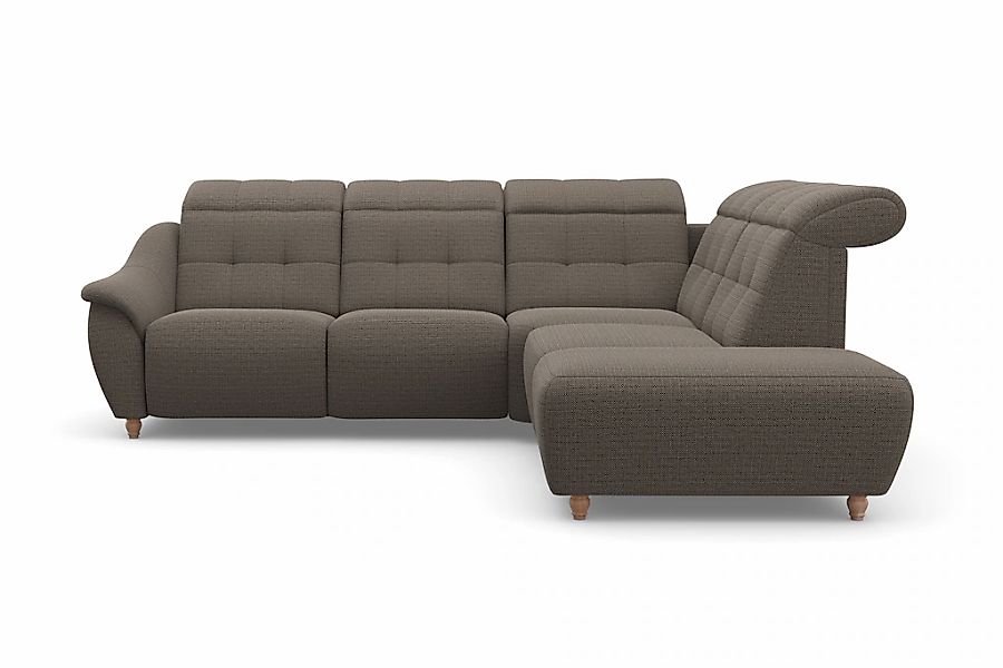 Home affaire Ecksofa »Boston L-Form« Kopfteilverstellung an jeder Sitzfläch günstig online kaufen