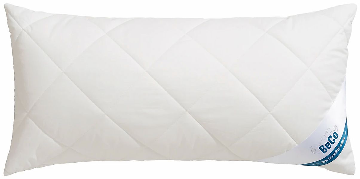 Beco Microfaserkissen "BeCo Greenfirst gestepptes Kopfkissen 40x80 & 80x80c günstig online kaufen