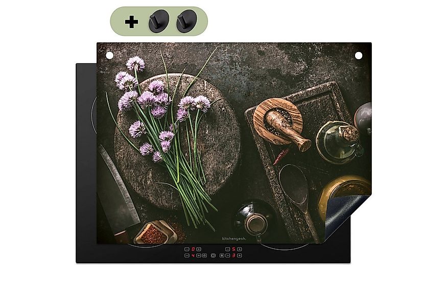 KitchenYeah Küchenrückwand Kräuter - Gewürze - Stilleben, (1-tlg), Induktio günstig online kaufen