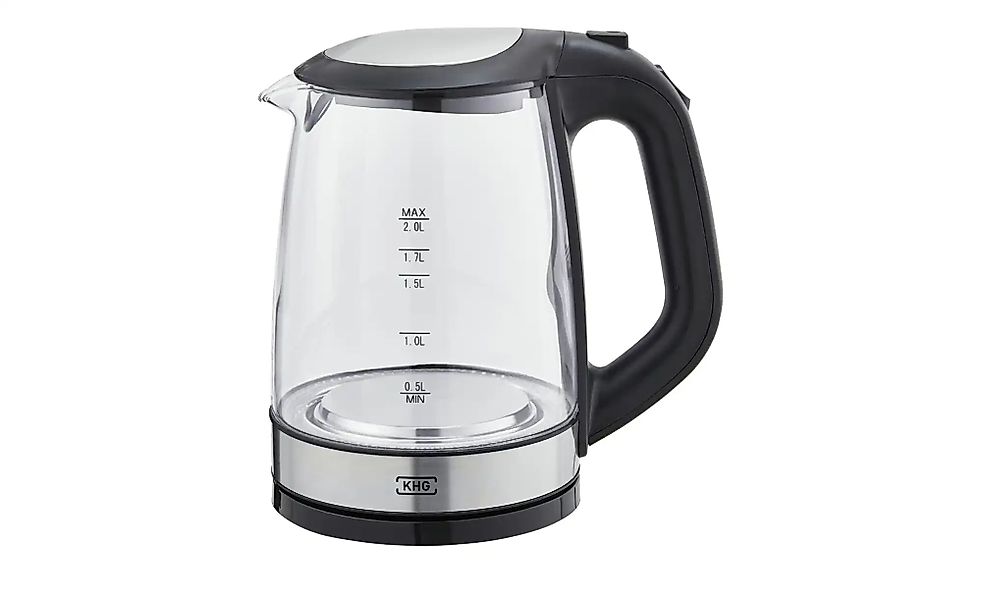 KHG Wasserkocher  WK-1706 GES ¦ transparent/klar ¦ Glas,Kunststoff,Edelstah günstig online kaufen
