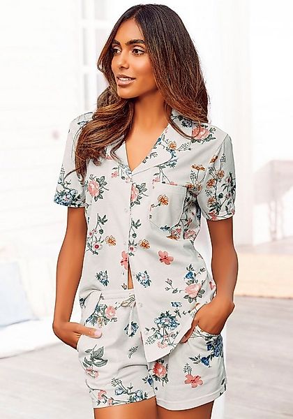 Vivance Dreams Shorty 2-teilig, 2 tlg. mit Allover Print günstig online kaufen