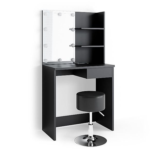 Vicco Schminktisch Dekos, Schwarz, 75 cm günstig online kaufen
