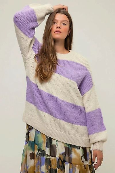 Studio Untold Strickpullover Pullover oversized Grobstrick Blockstreifen günstig online kaufen