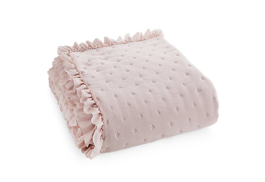 Eurofirany Tagesdecke VANESA & LIBI, Stepppdecke Rüsche Bettüberwurf gestep günstig online kaufen