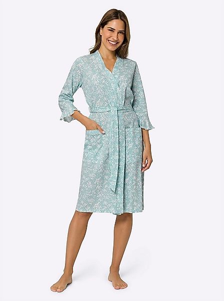 Sieh an! Morgenmantel Morgenmantel 3/4-Arm, Baumwolle, Single-Jersey günstig online kaufen