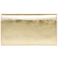 Caspar Clutch Abendtasche Metallic Leder Damen günstig online kaufen