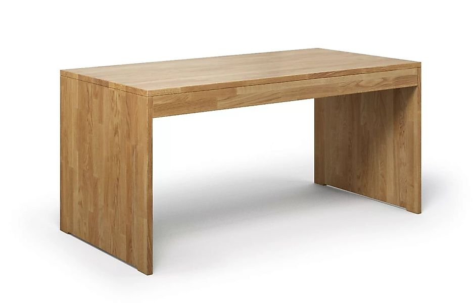 Schreibtisch Sanda aus Eiche rustikal günstig online kaufen