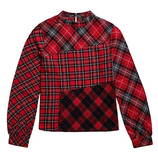 Superdry Woven Check Langarm-t-shirt XS Red Check günstig online kaufen