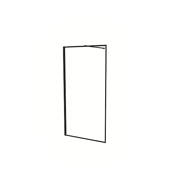 Duschparadies Walk In Dusche 90cm Walk-in Glas 8mm Nano Glas Seitenwand Dus günstig online kaufen