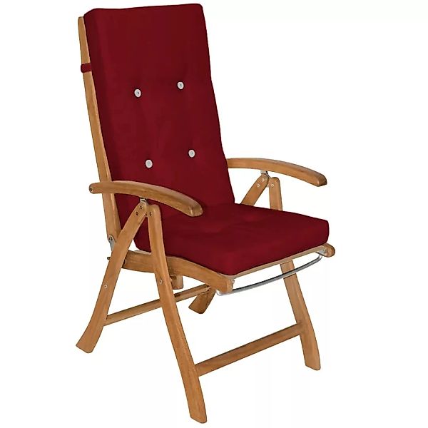 Stuhlauflage 6er-Set Rot für Hochlehner Vanamo günstig online kaufen