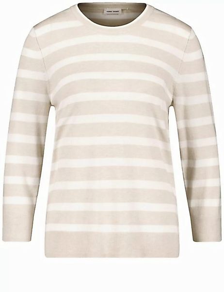 GERRY WEBER 3/4 Arm-Pullover Geringelter 3/4 Arm Pullover günstig online kaufen