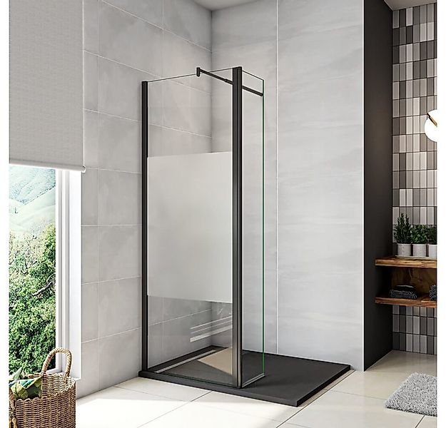 duschspa Duschwand 200cm Walk in Dusche Glaswand Duschtrennwand mit Flipper günstig online kaufen