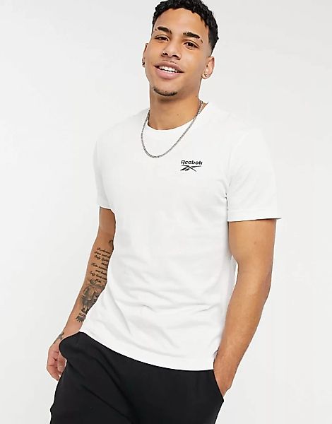 Reebok Classics – T-Shirt in Weiß mit kleinem Logo günstig online kaufen