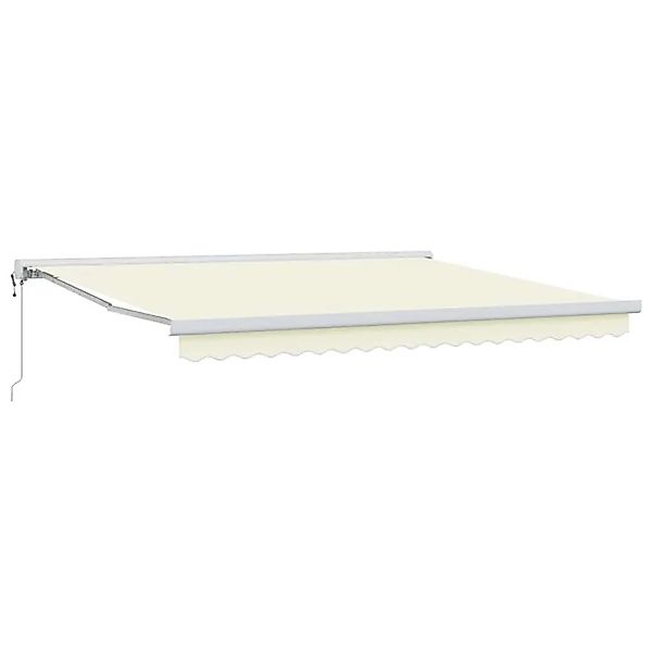 vidaXL Einziehbare Markise Creme 400 x 300 cm Stoff und Metall 3330489 günstig online kaufen