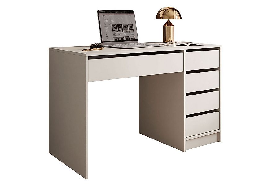 Lookway Schminktisch MADA MATT Schreibtisch mit Schubladen und matter Oberf günstig online kaufen