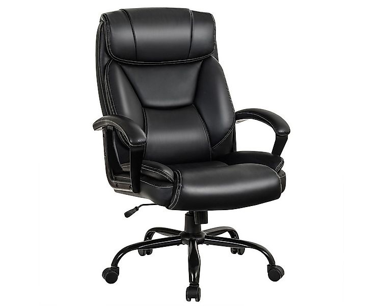 COSTWAY Chefsessel, Bürustuhl höhenverstellbar drehbar,mit Lehne,220kg günstig online kaufen