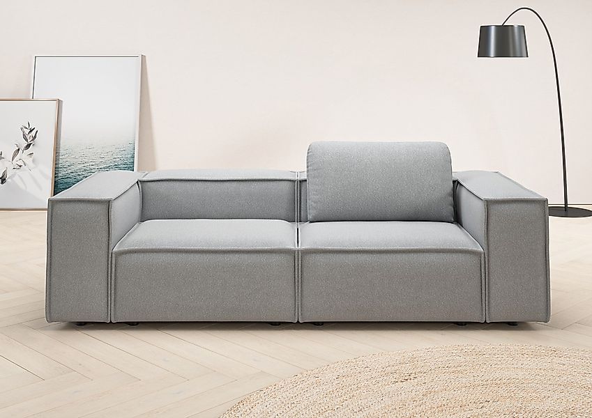Home affaire 2-Sitzer "Watertown, modernes Sofa 246 cm breit, auch in Feinc günstig online kaufen