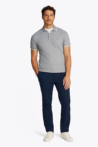 Tommy Hilfiger Linen Piqué Polo Shirt Grün - Größe M günstig online kaufen