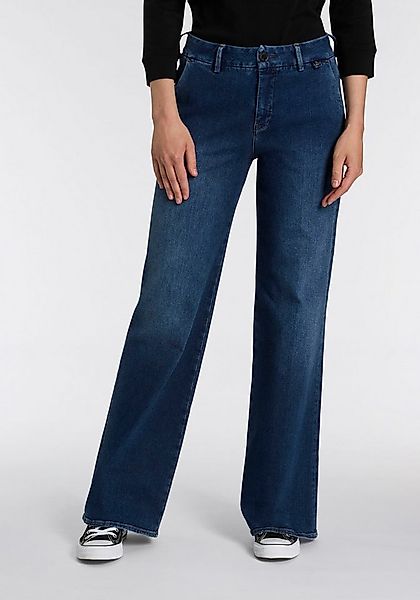 Herrlicher Schlagjeans Lovely Flared Denim Cashmere Touch im Flared Fit günstig online kaufen