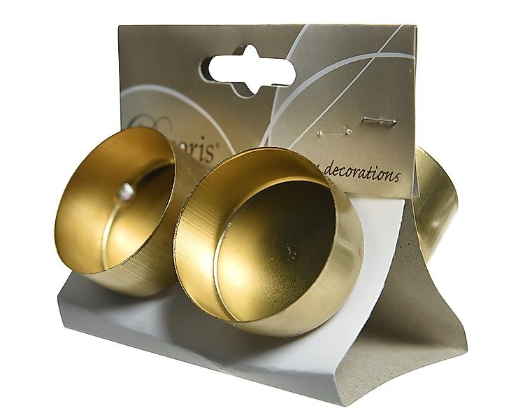 Kaemingk Teelichthalter, Teelichthalter Adventskranz Metall 4,2cm mit Dorn günstig online kaufen