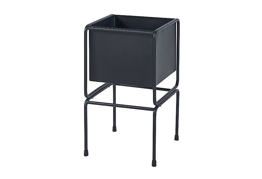 en.casa Blumenständer, »Sveio« mit einem Kasten Metall 36 x 20 x 20 cm Schw günstig online kaufen
