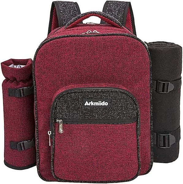 Daskoo Picknickrucksack 4 Personen Picknickset Picknickkorb günstig online kaufen